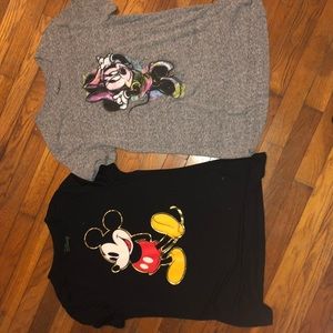 Micky and minnie shirts